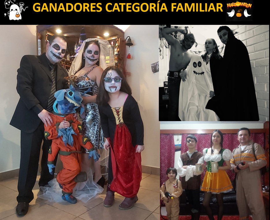 ganadores disfraz halloween familia
